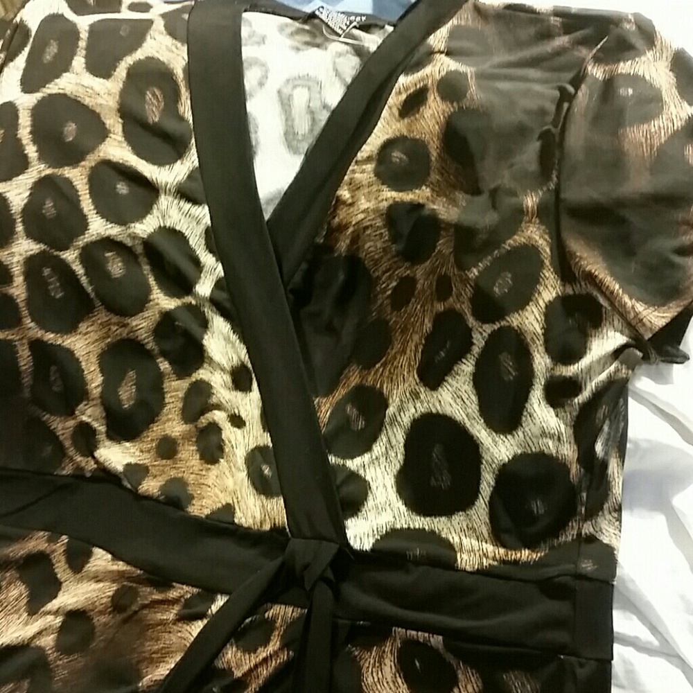 Animal print top